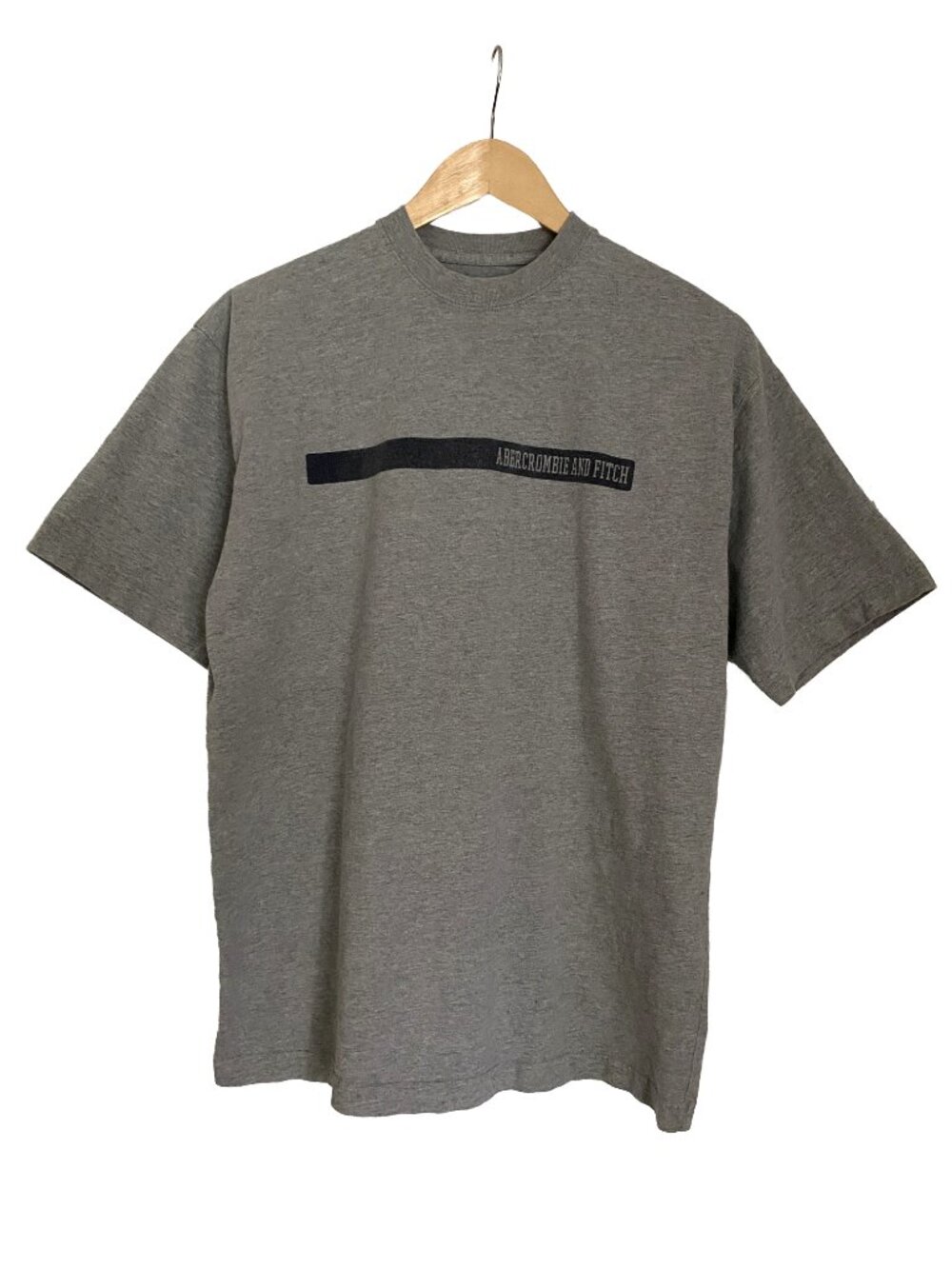 Abercrombie & Fitch - Gray Logo Graphic T-Shirt - Men's Size Small